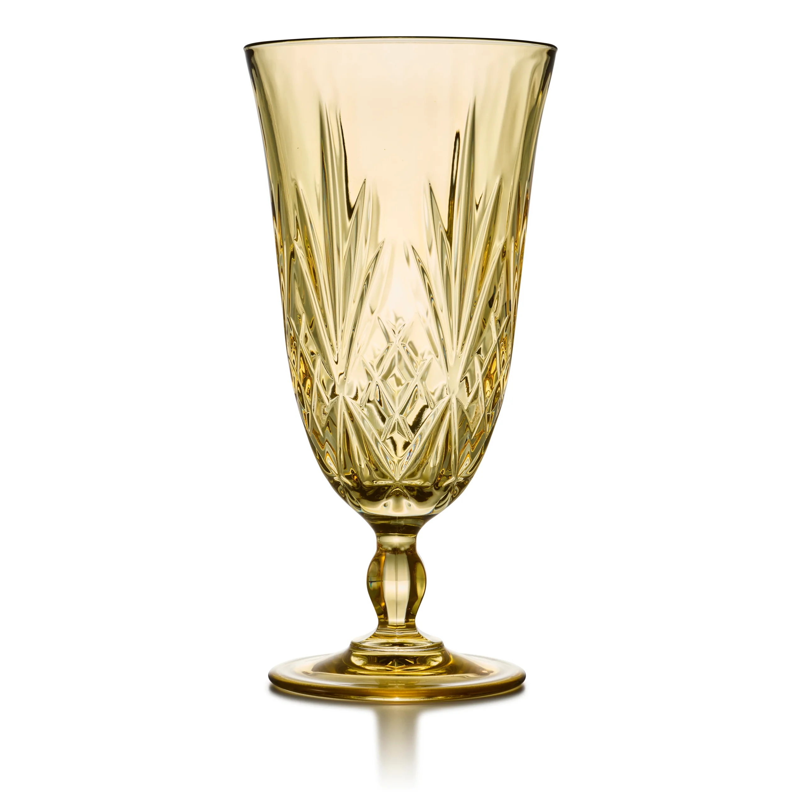 Monarque Amber Water Goblet Glass