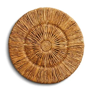 Solara Woven Banana Leaf Charger