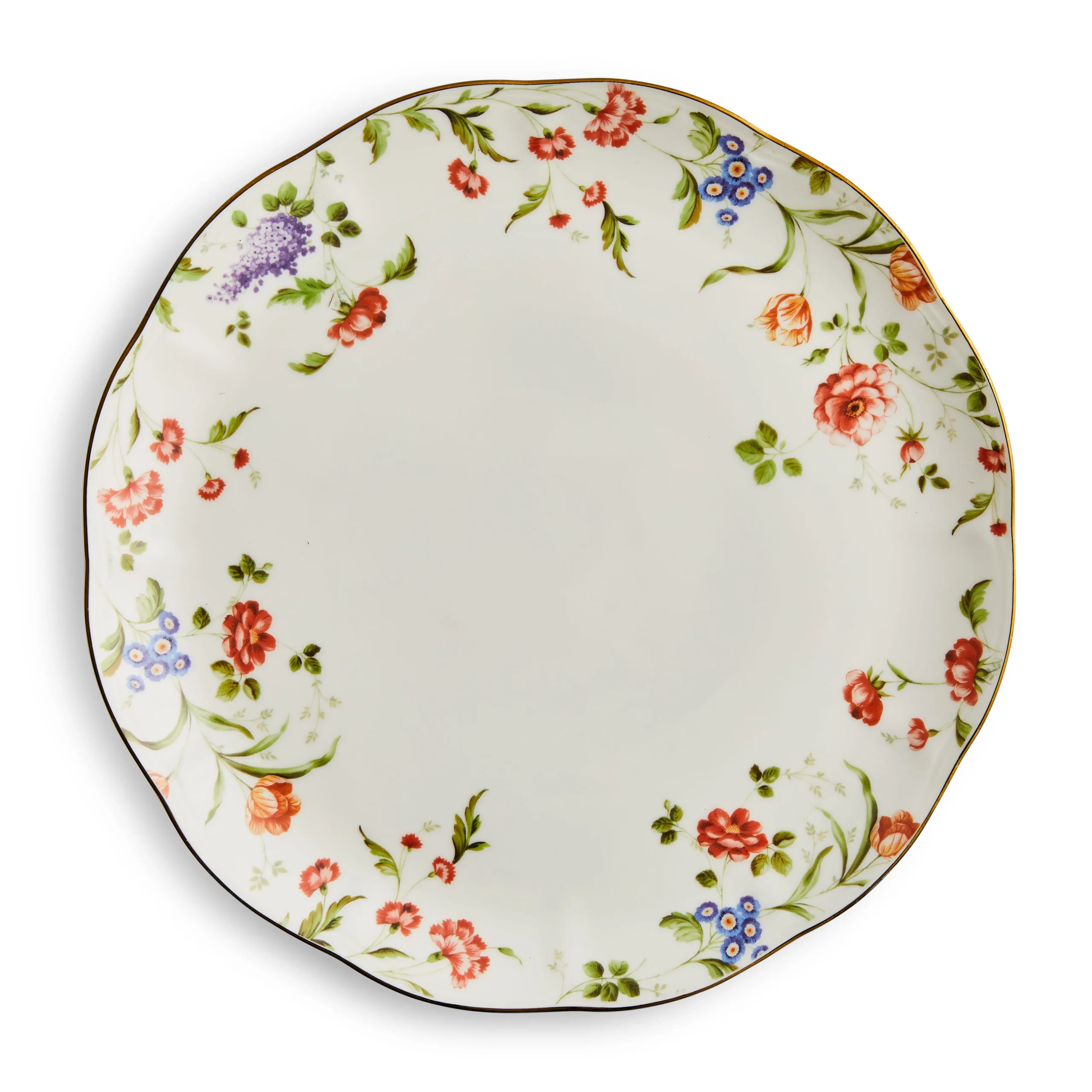 Spring Chateau Floral Dinner Plate