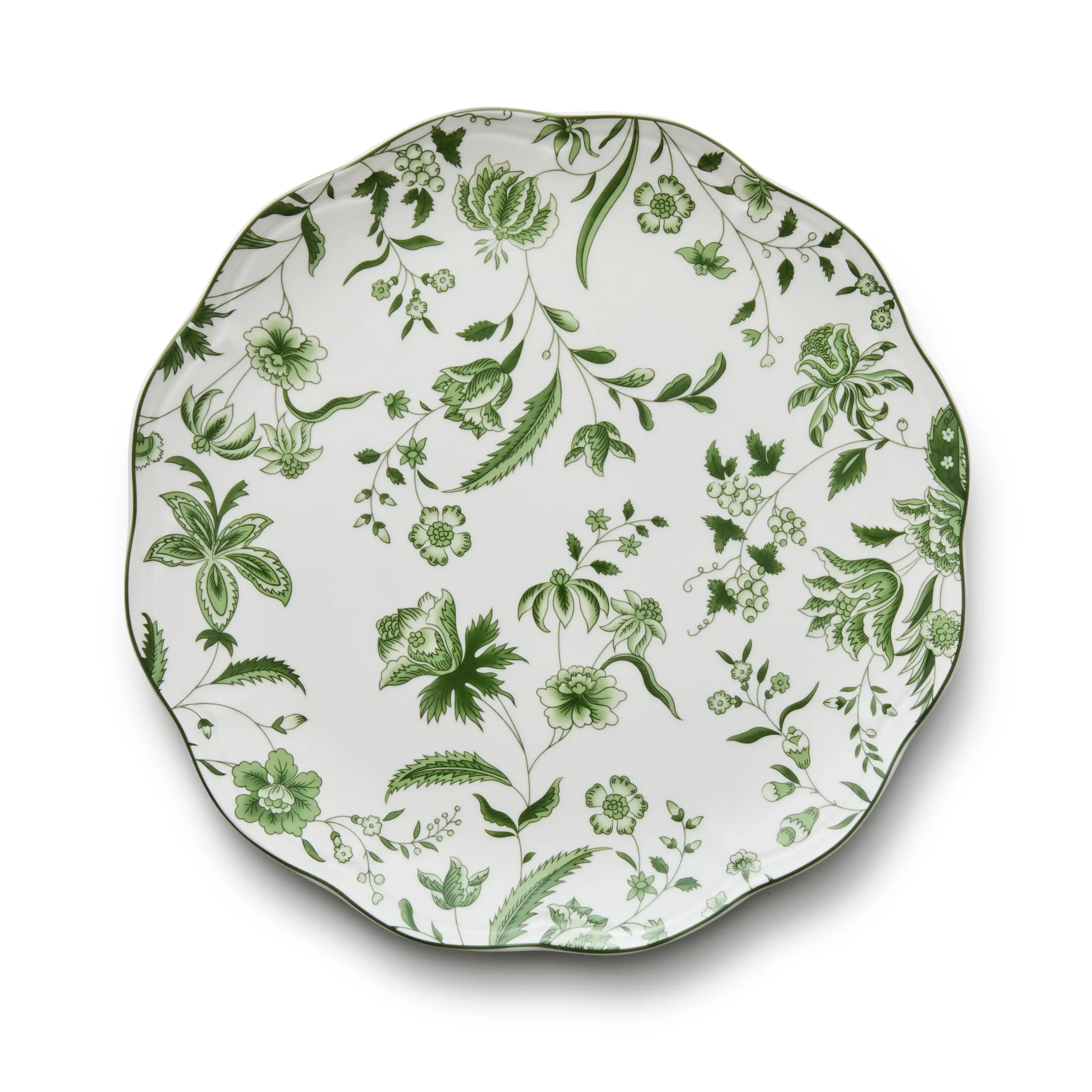 Verdant Fern Charger Plates