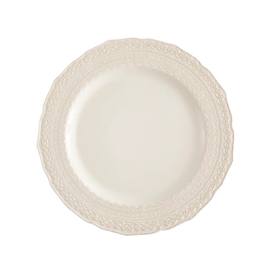 Sienna Lace Rim Plates