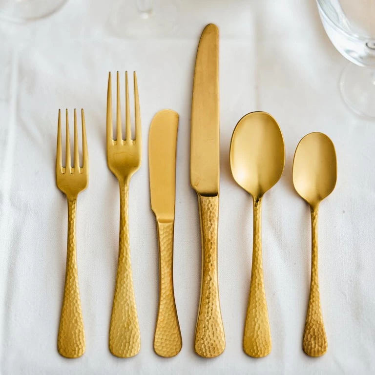 Nico Brushed Gold Flatware