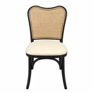 Black Bistro Cane Chair