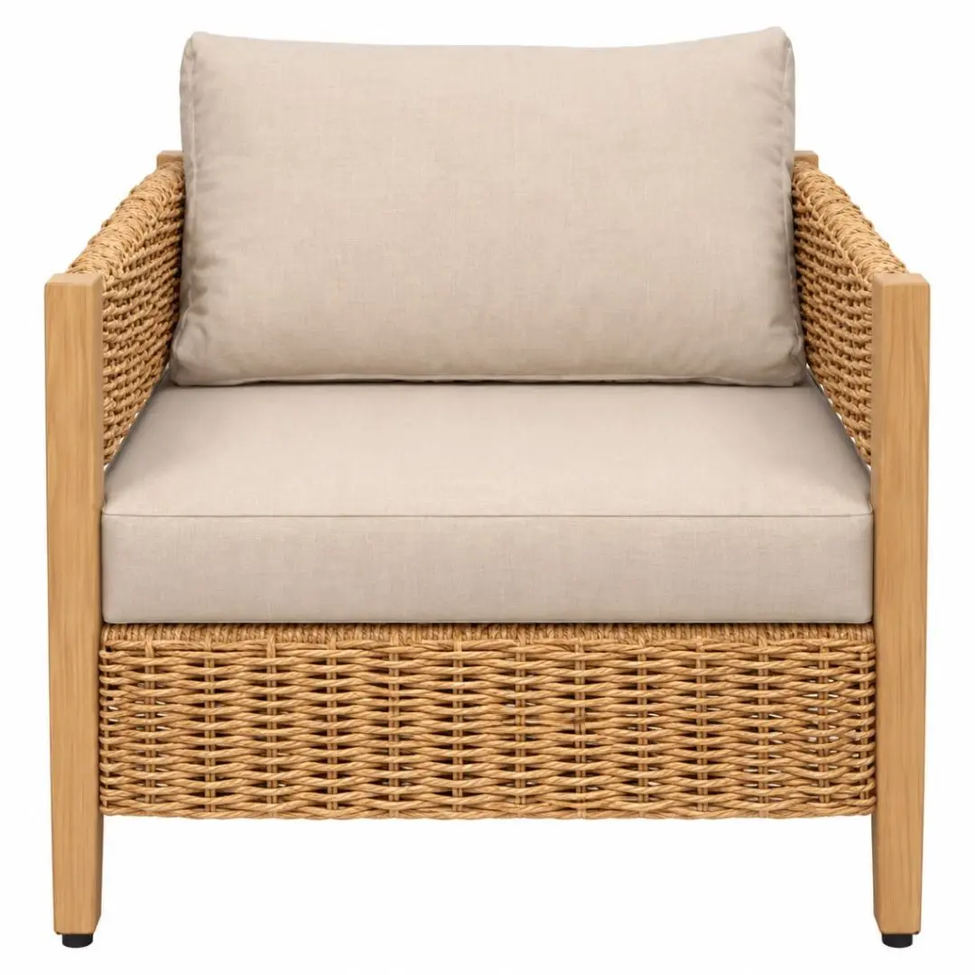 Coastal Rattan Armchair - Image 1