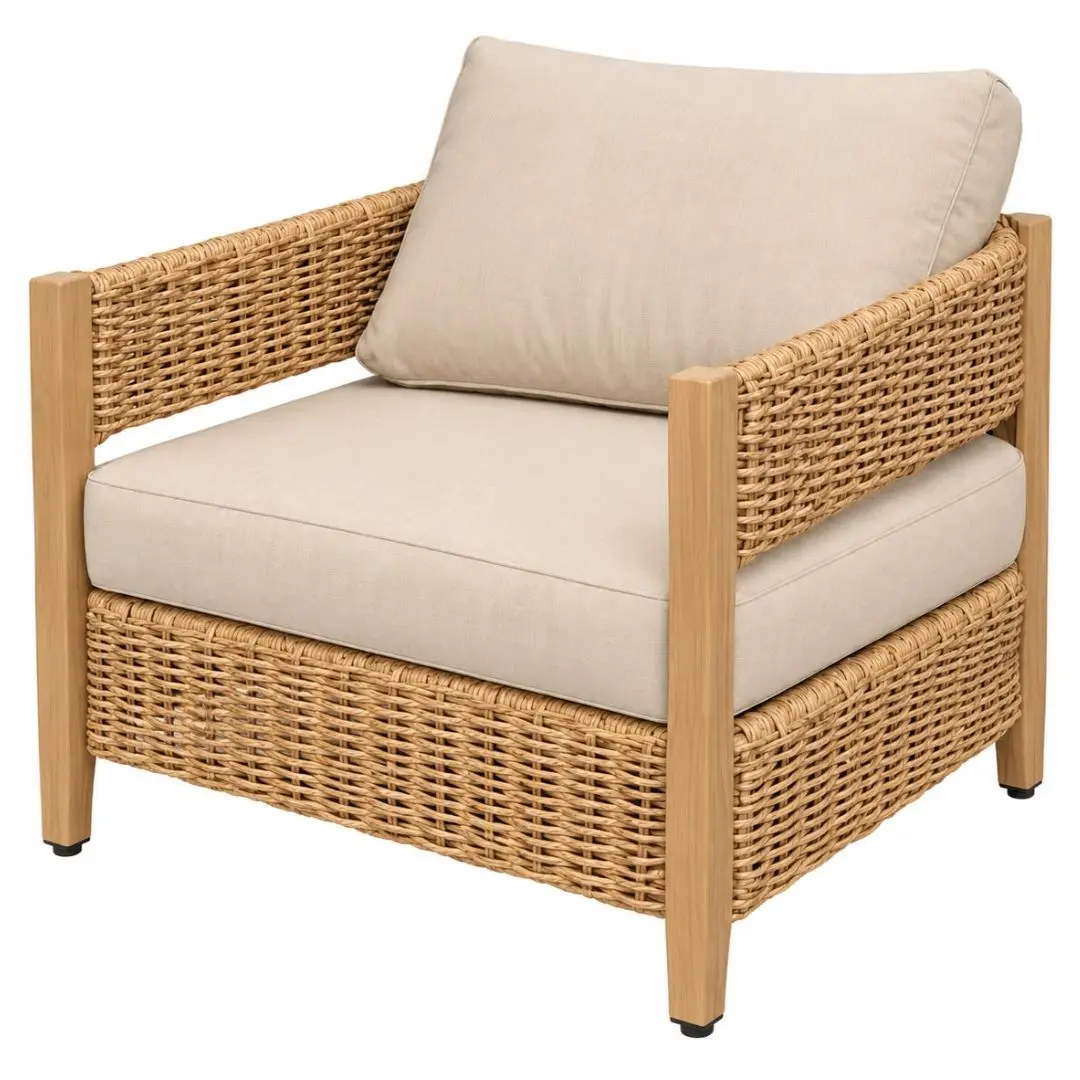 Coastal Rattan Armchair - Image 2
