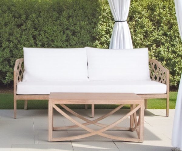 Lounge Furniture Rental Service on Long Island NY - Wood & Sofa Lounge Seating